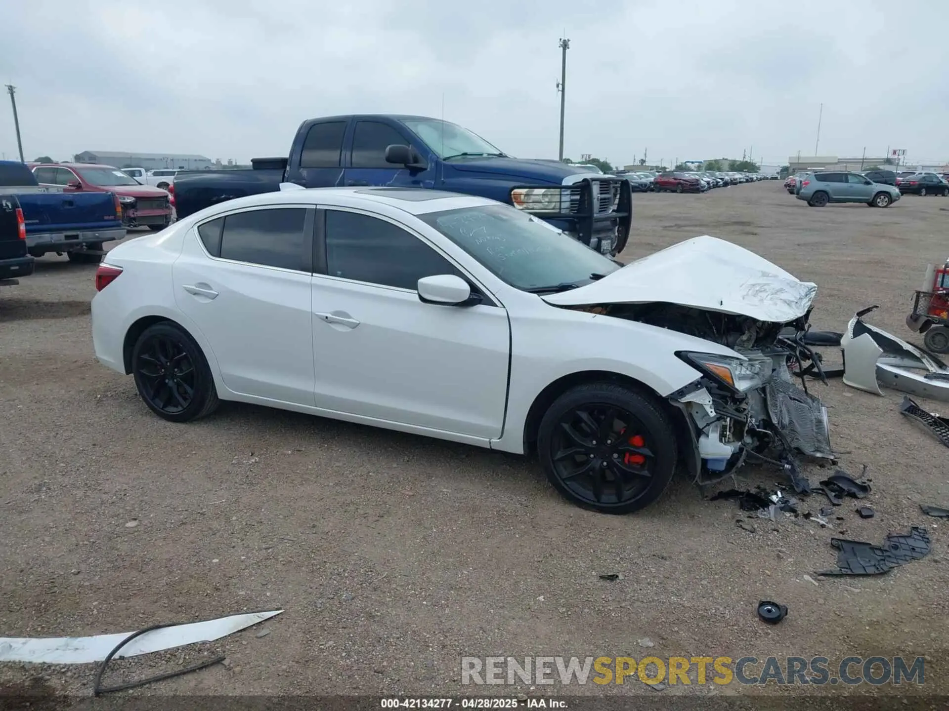 1 Photograph of a damaged car 19UDE2F30KA013880 ACURA ILX 2019
