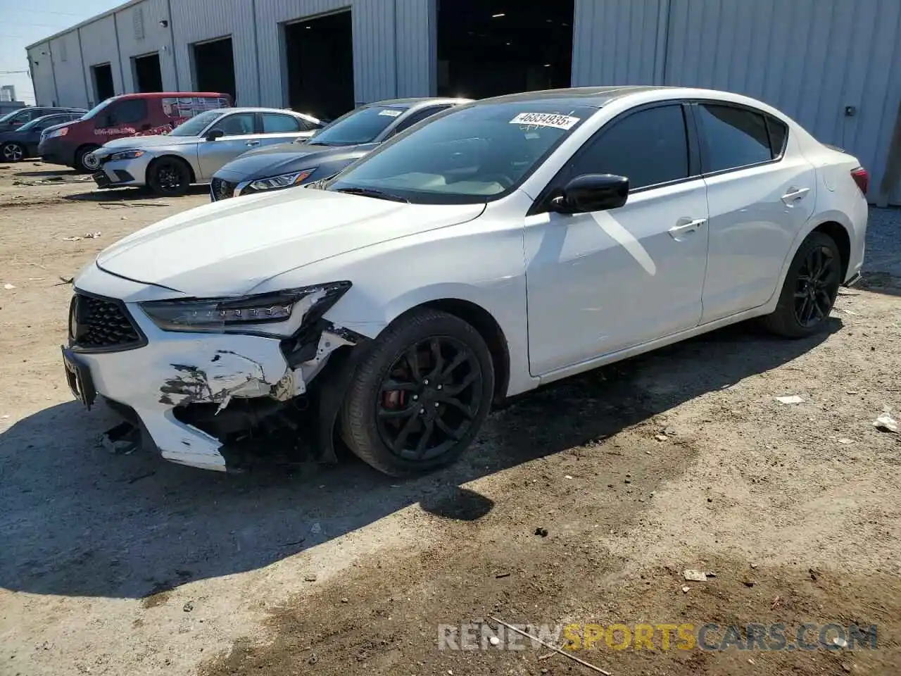 1 Photograph of a damaged car 19UDE2F31KA001351 ACURA ILX 2019