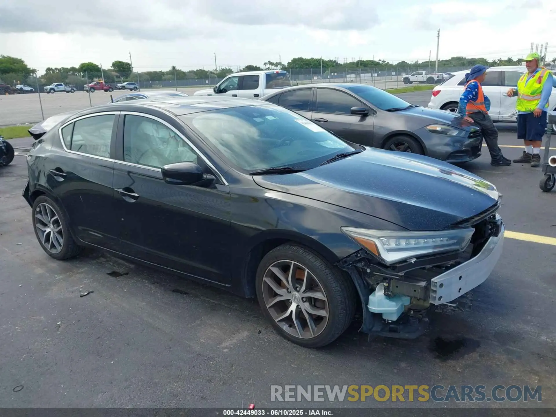 1 Photograph of a damaged car 19UDE2F70KA007418 ACURA ILX 2019