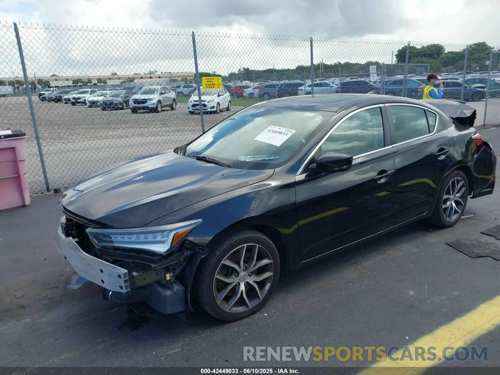 2 Photograph of a damaged car 19UDE2F70KA007418 ACURA ILX 2019