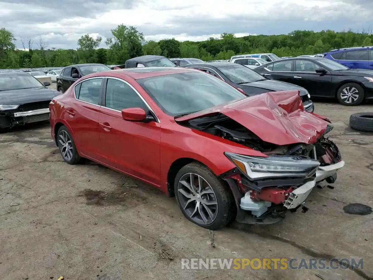 4 Photograph of a damaged car 19UDE2F72KA001989 ACURA ILX 2019