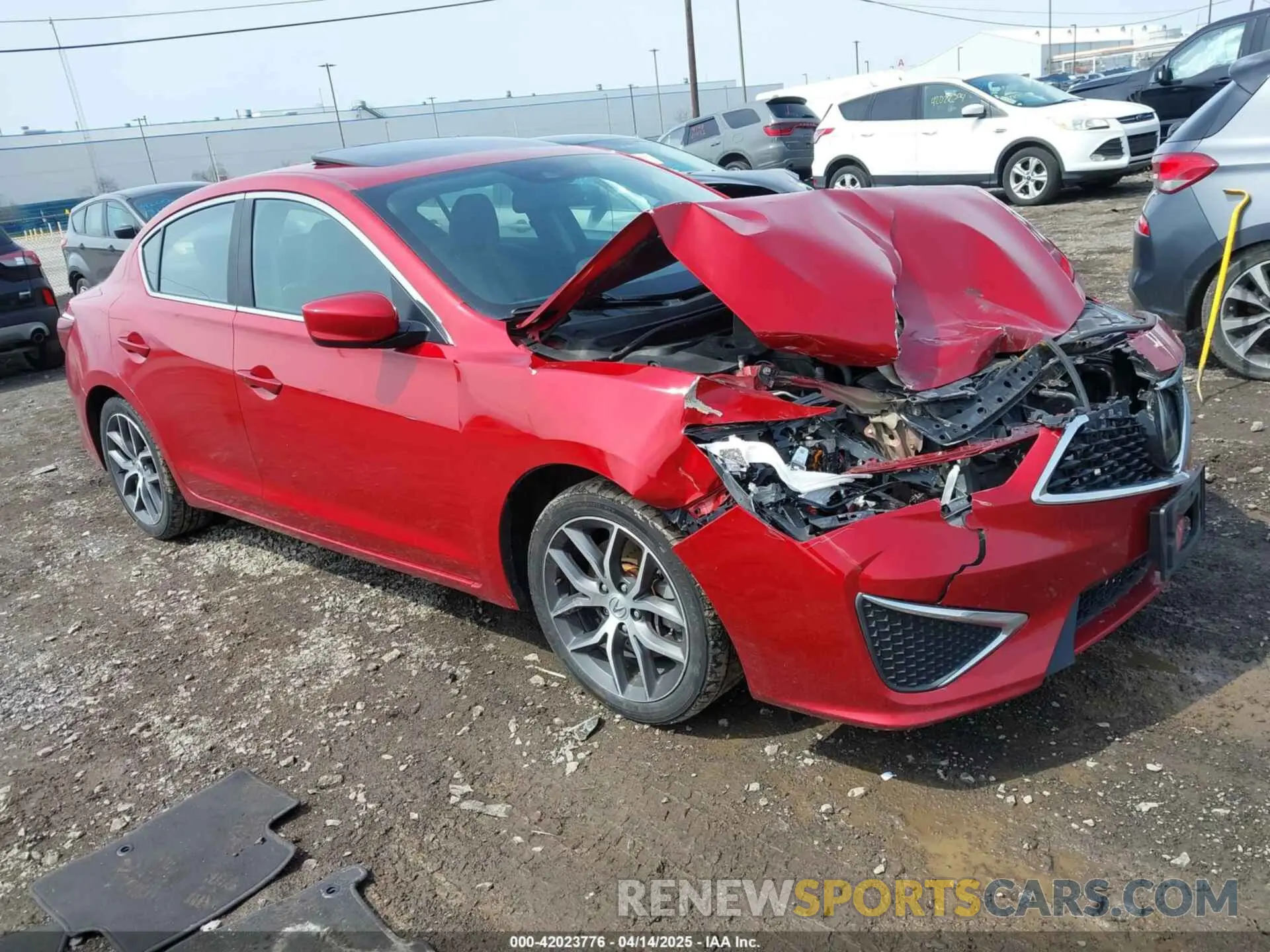 1 Photograph of a damaged car 19UDE2F72KA015228 ACURA ILX 2019