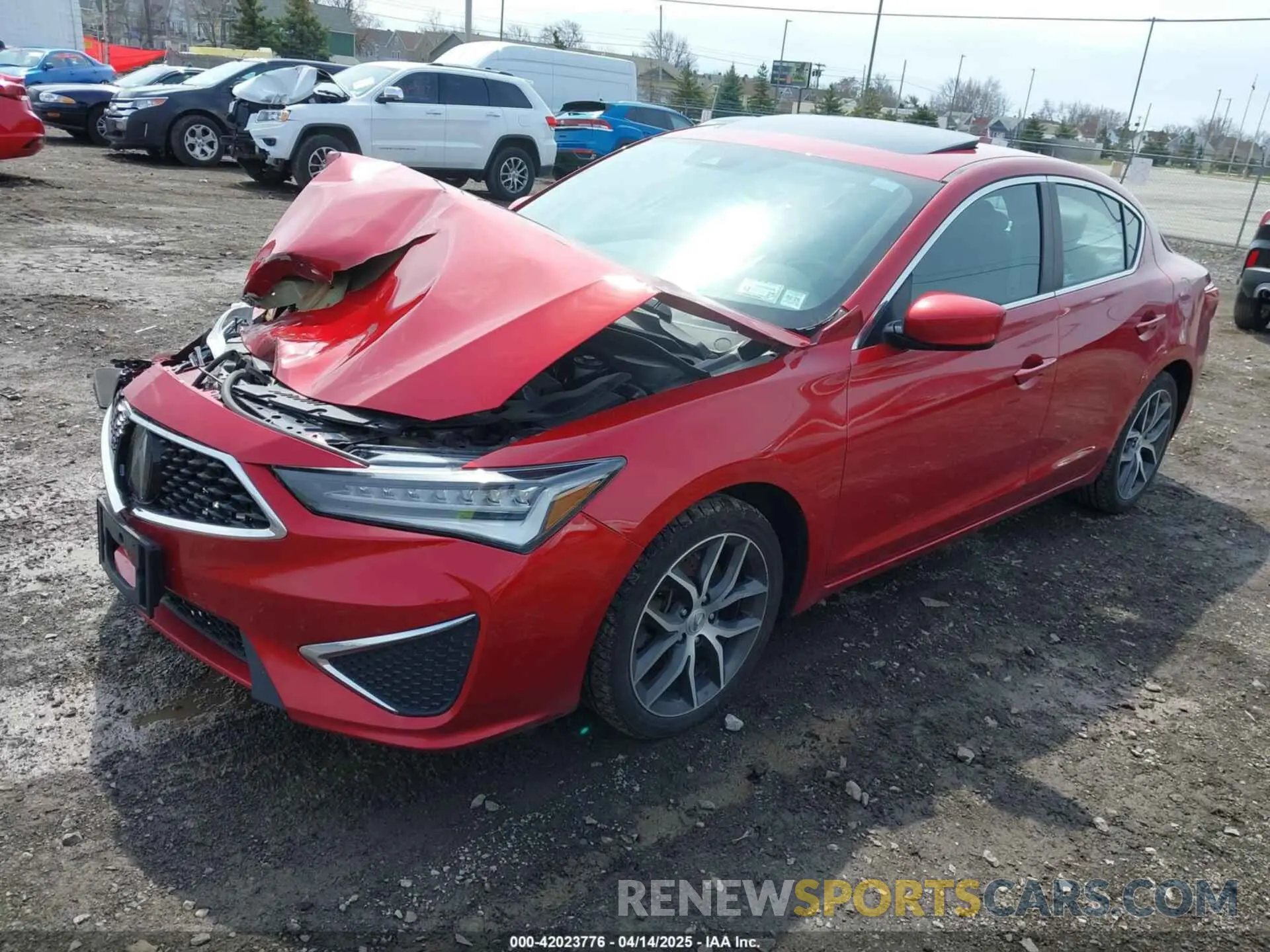 2 Photograph of a damaged car 19UDE2F72KA015228 ACURA ILX 2019