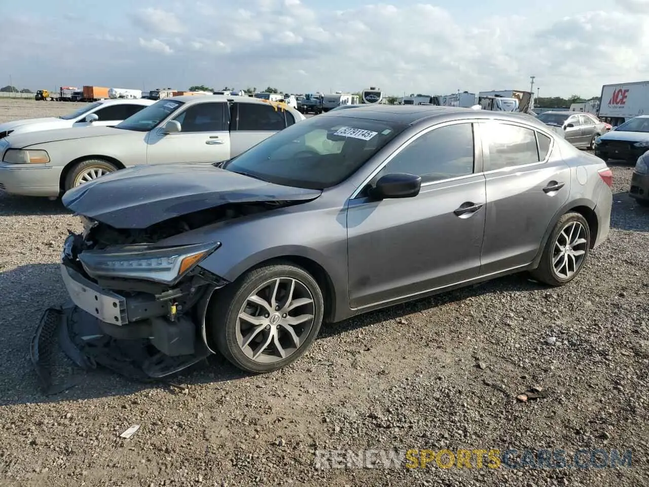 1 Photograph of a damaged car 19UDE2F74KA009351 ACURA ILX 2019
