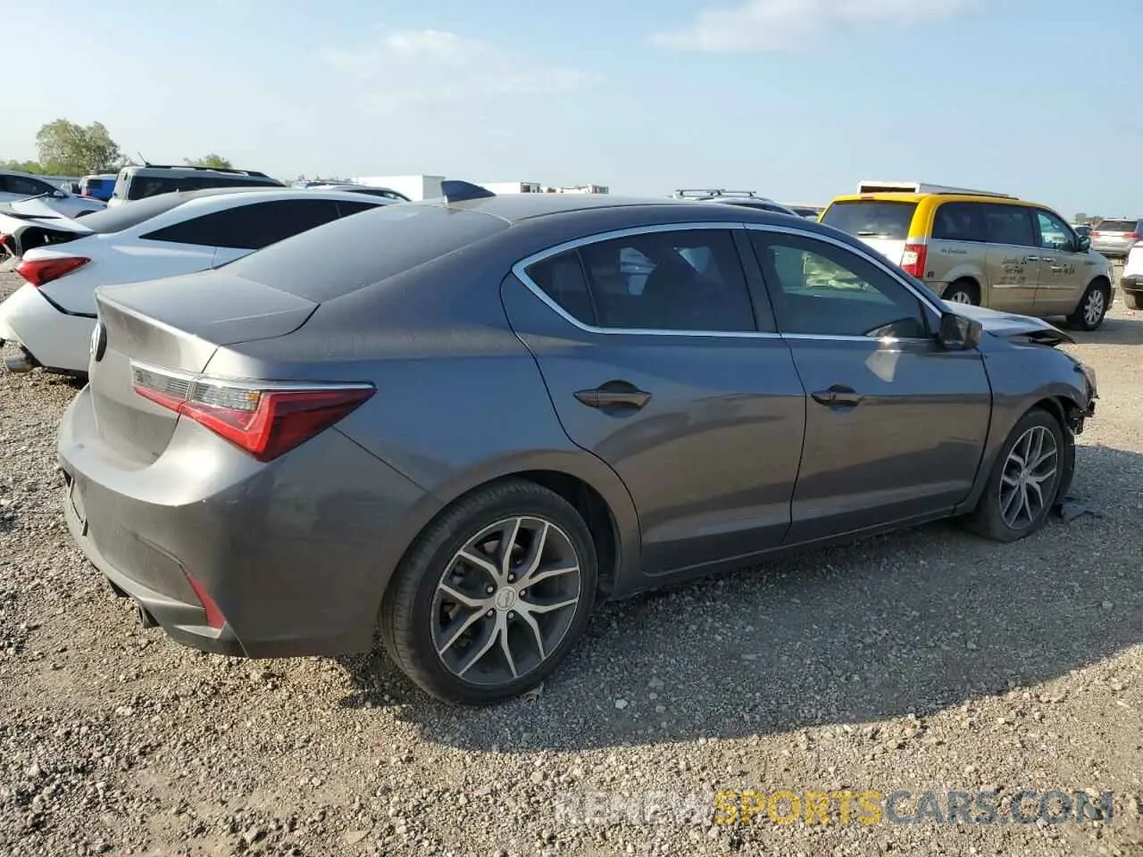 3 Photograph of a damaged car 19UDE2F74KA009351 ACURA ILX 2019