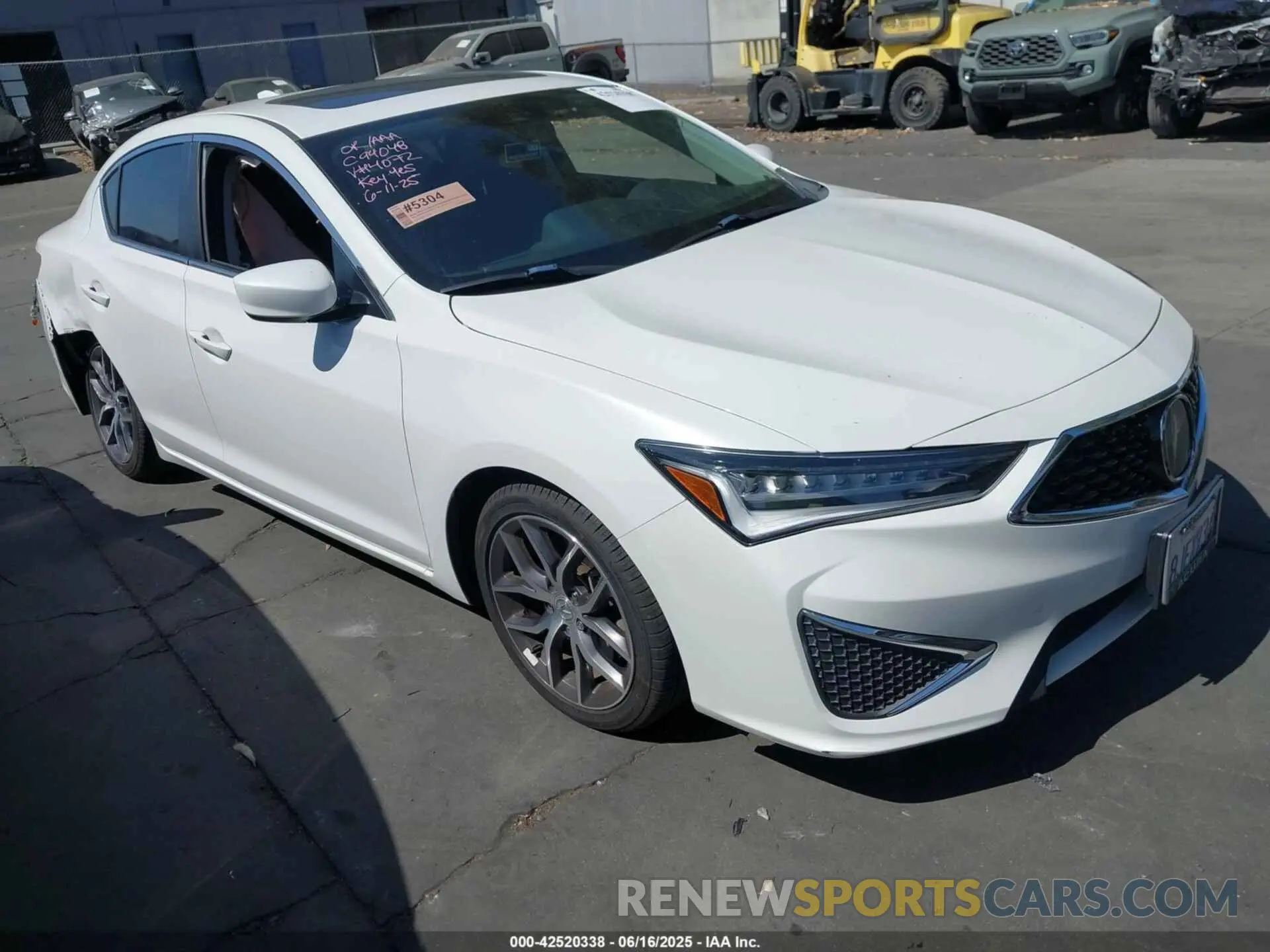 1 Photograph of a damaged car 19UDE2F78KA004072 ACURA ILX 2019