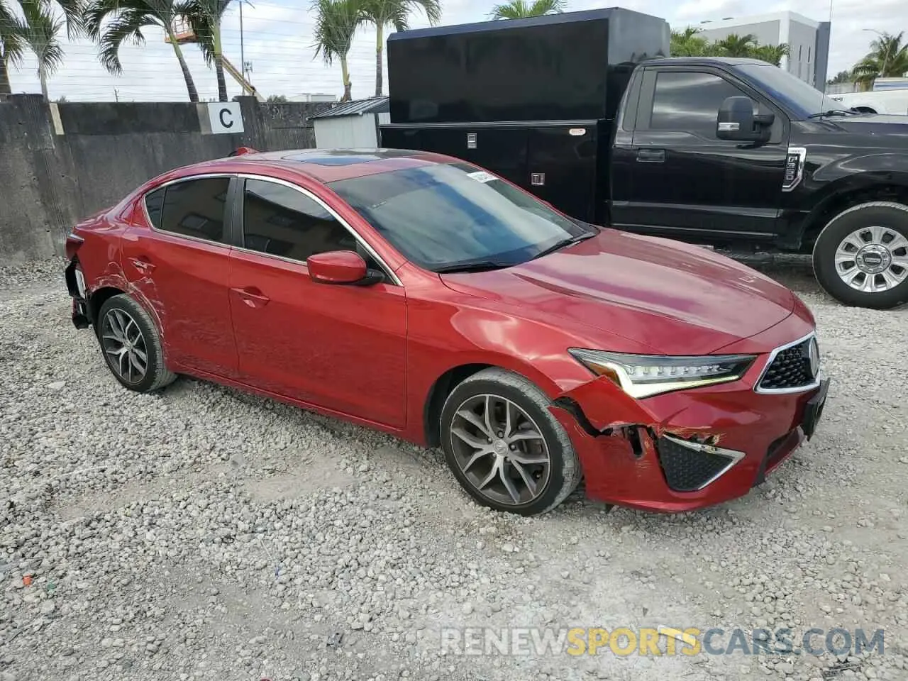 4 Photograph of a damaged car 19UDE2F7XKA010911 ACURA ILX 2019
