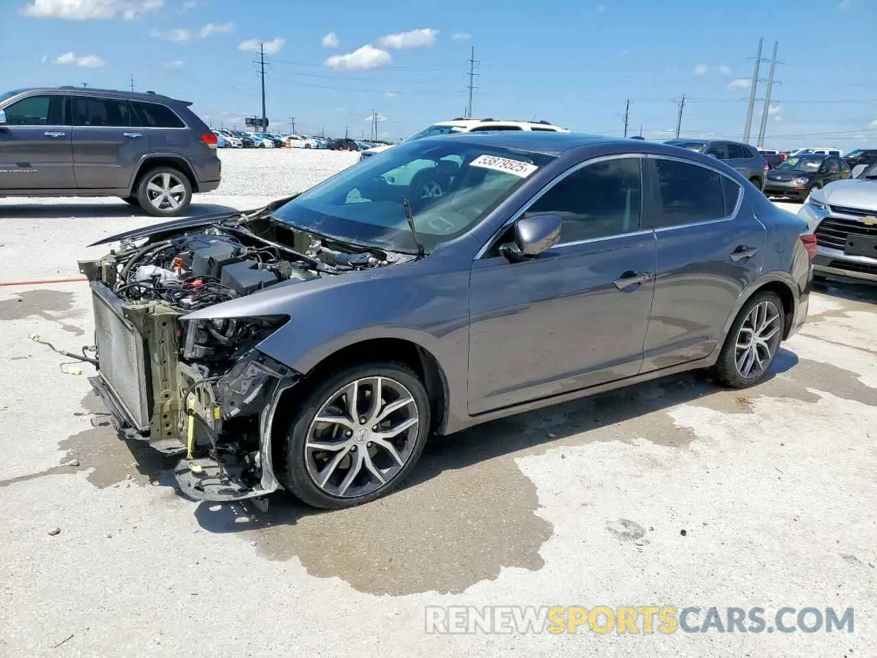 1 Photograph of a damaged car 19UDE2F7XKA013954 ACURA ILX 2019