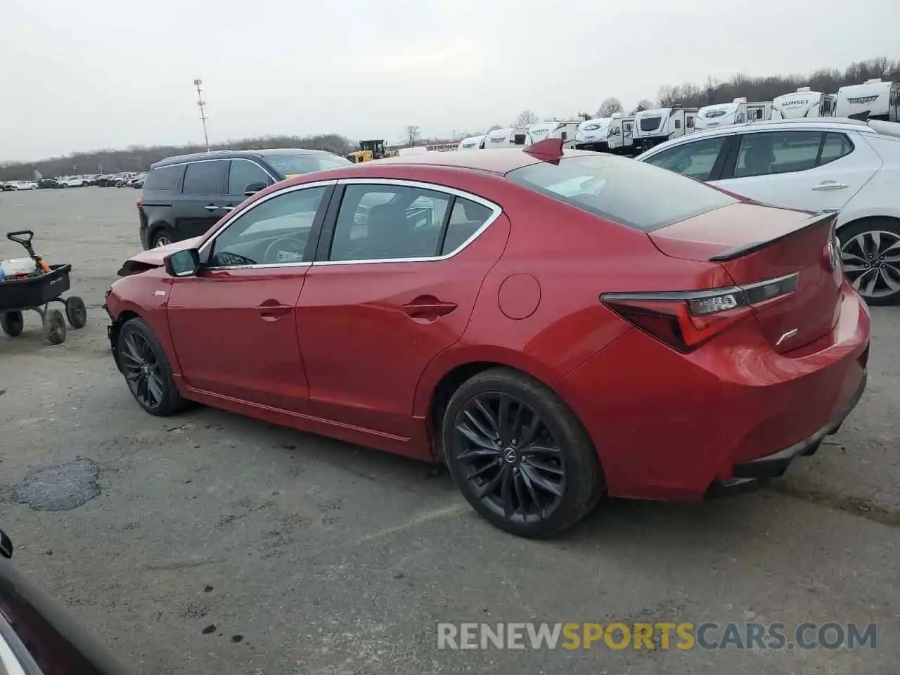 2 Photograph of a damaged car 19UDE2F80KA007329 ACURA ILX 2019