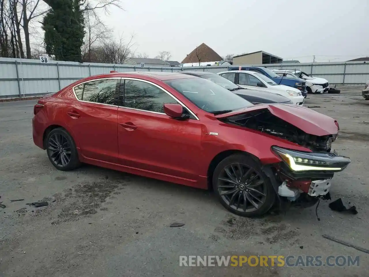 4 Photograph of a damaged car 19UDE2F80KA007329 ACURA ILX 2019