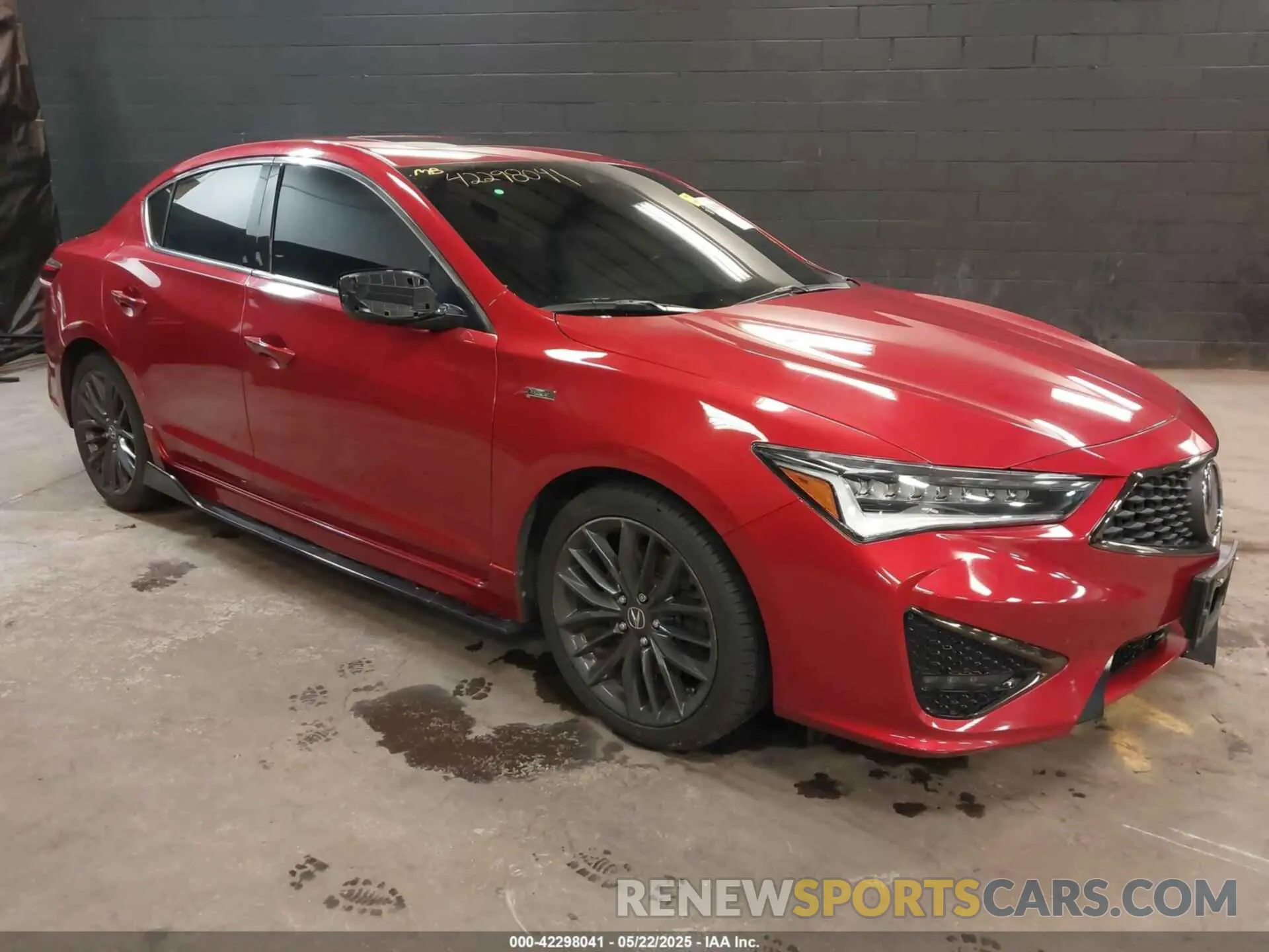 1 Photograph of a damaged car 19UDE2F81KA010630 ACURA ILX 2019