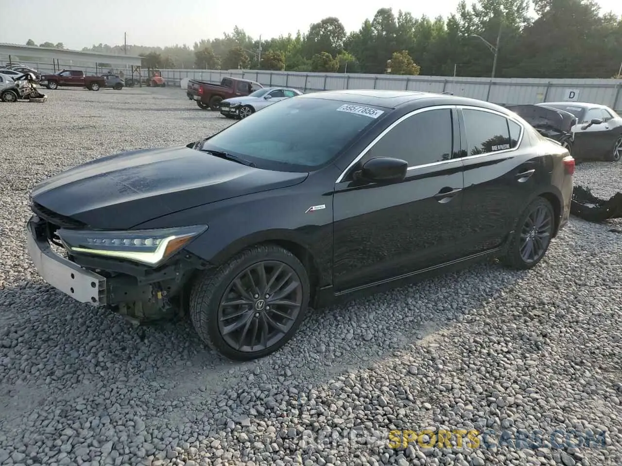 1 Photograph of a damaged car 19UDE2F82KA005694 ACURA ILX 2019