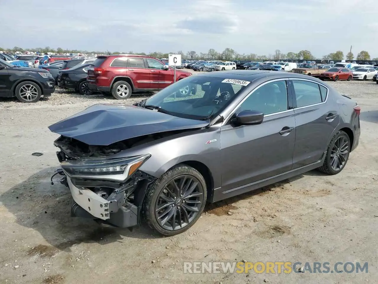 1 Photograph of a damaged car 19UDE2F83KA003985 ACURA ILX 2019