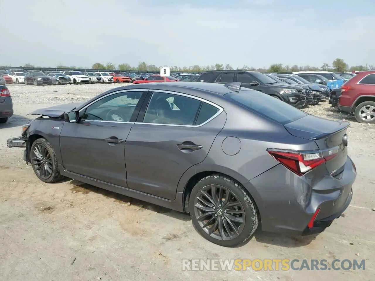 2 Photograph of a damaged car 19UDE2F83KA003985 ACURA ILX 2019