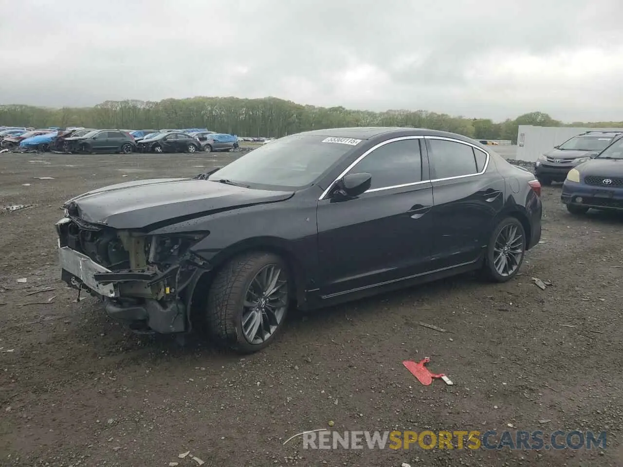 1 Photograph of a damaged car 19UDE2F86KA004449 ACURA ILX 2019