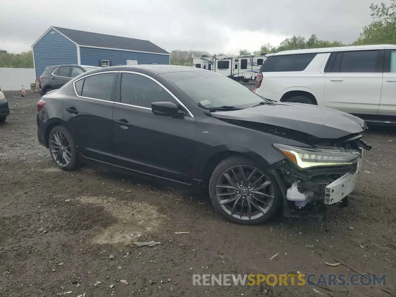 4 Photograph of a damaged car 19UDE2F86KA004449 ACURA ILX 2019