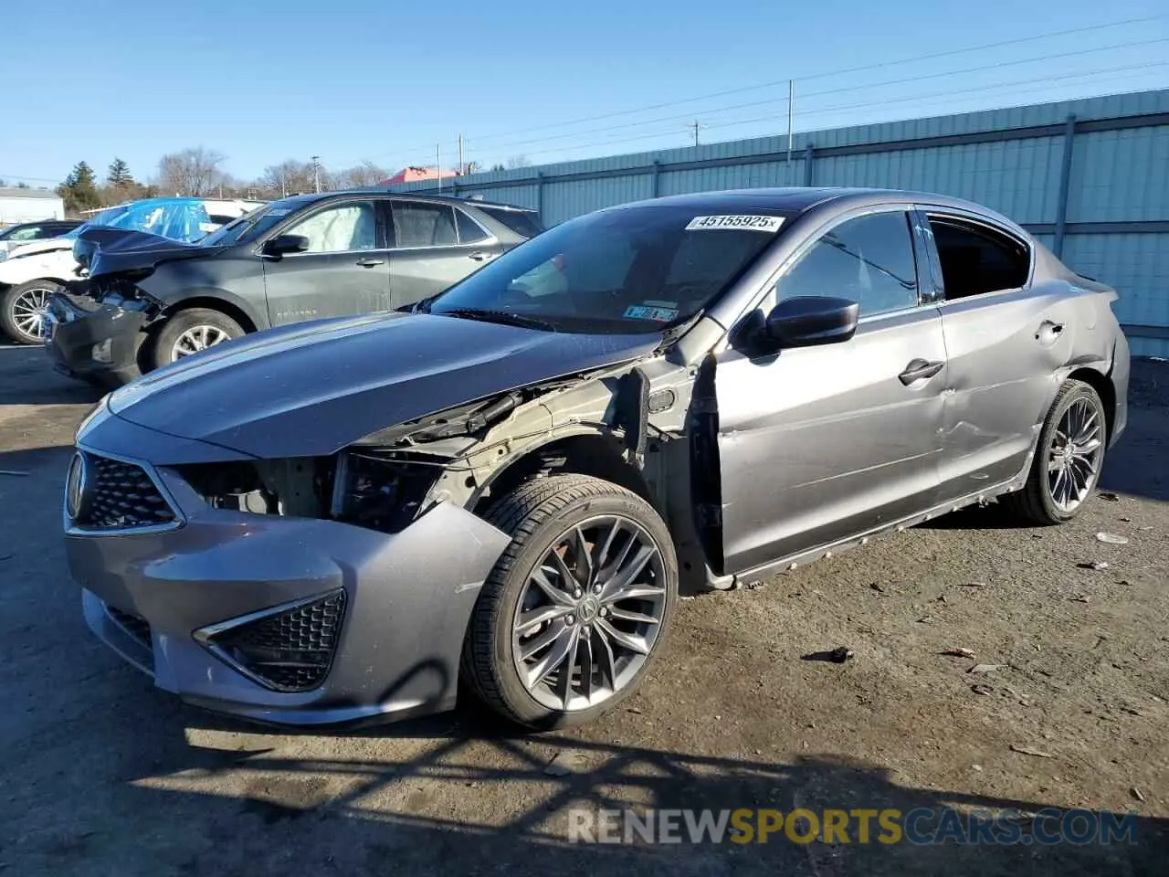 1 Photograph of a damaged car 19UDE2F89KA003991 ACURA ILX 2019