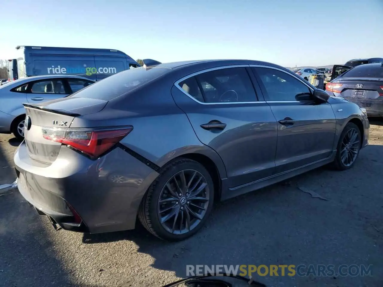 3 Photograph of a damaged car 19UDE2F89KA003991 ACURA ILX 2019