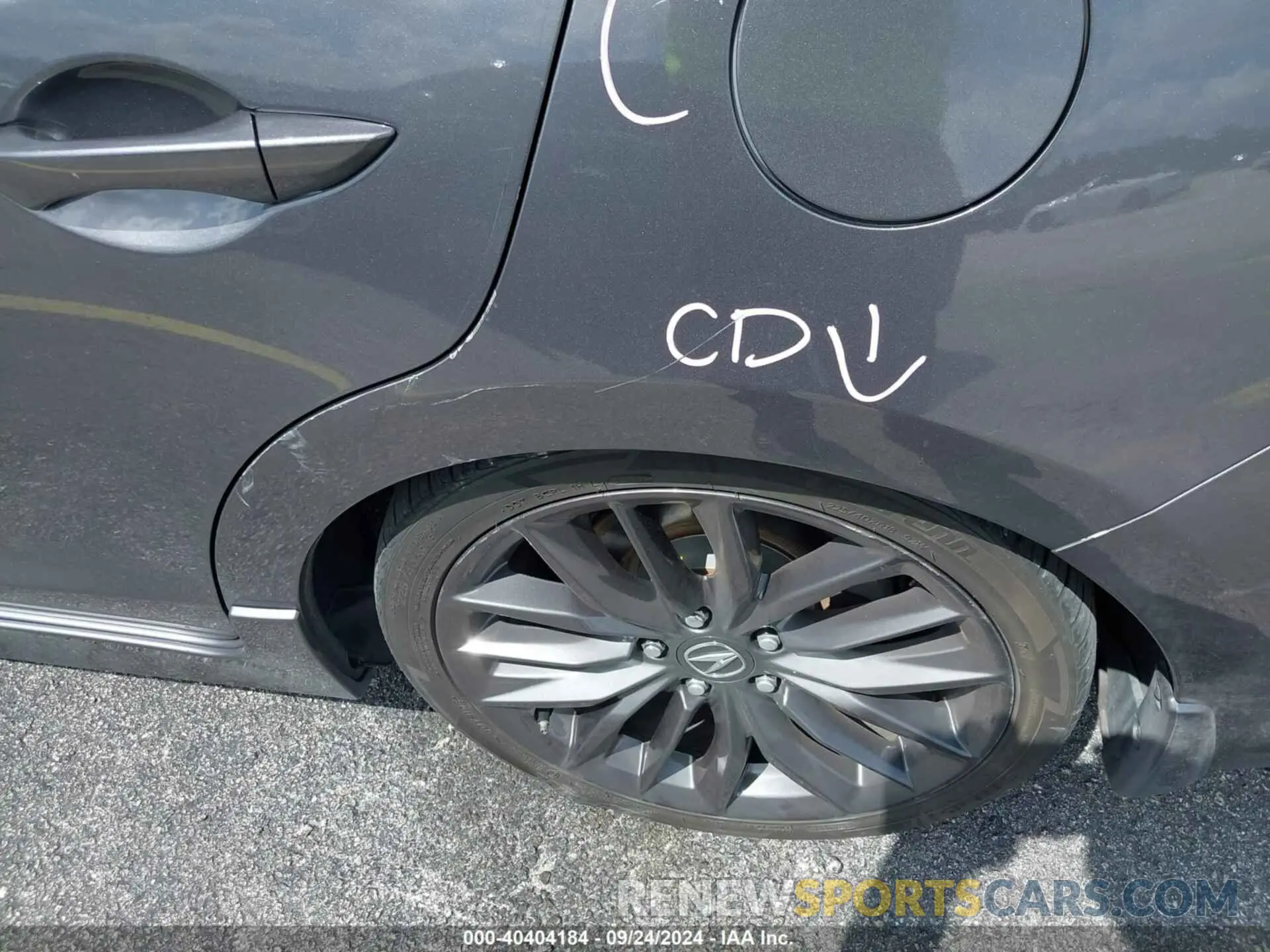 19 Photograph of a damaged car 19UDE2F8XKA003403 ACURA ILX 2019