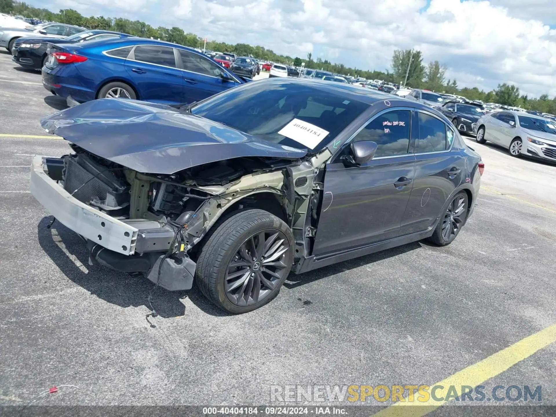 2 Photograph of a damaged car 19UDE2F8XKA003403 ACURA ILX 2019