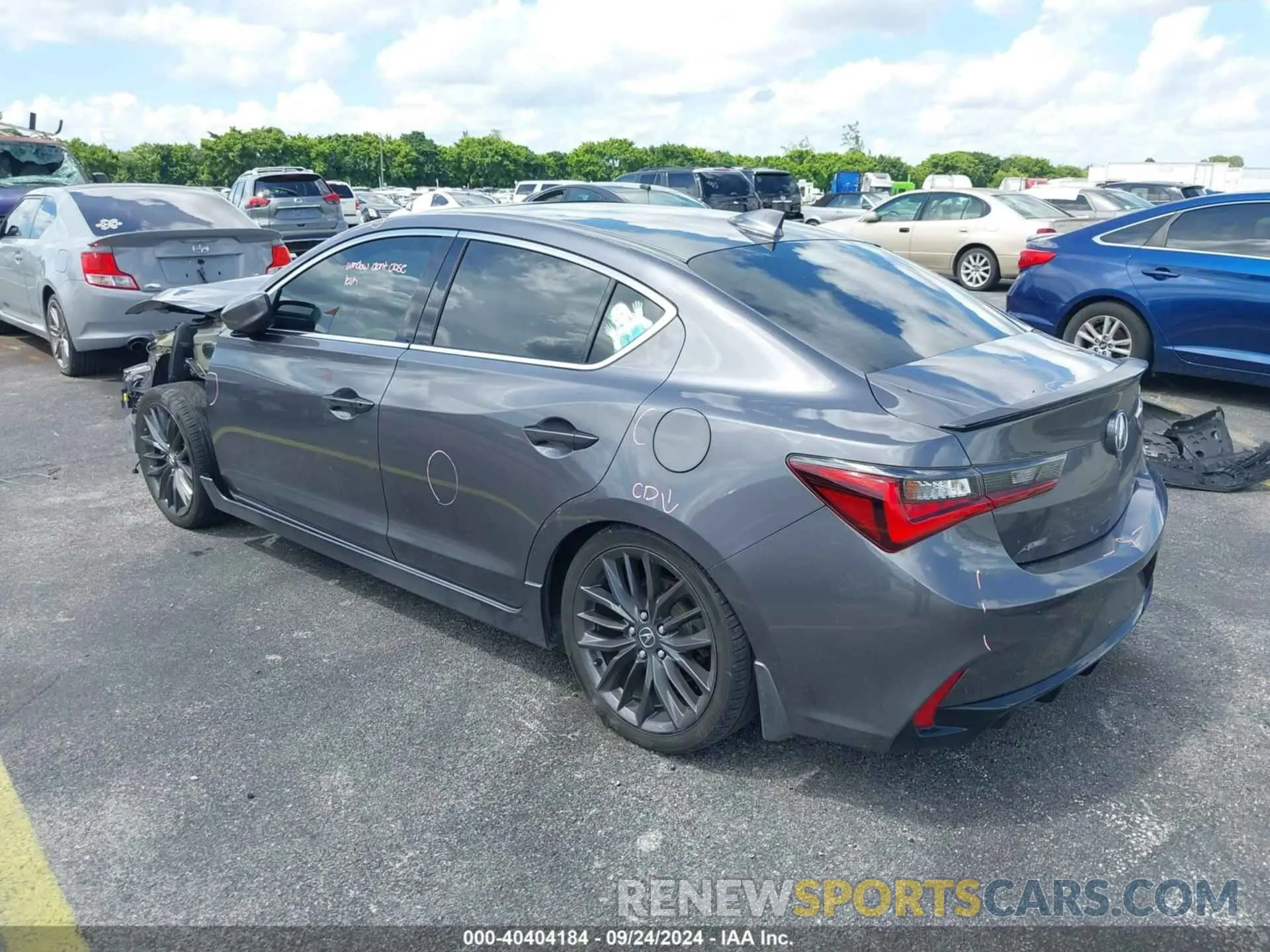3 Photograph of a damaged car 19UDE2F8XKA003403 ACURA ILX 2019
