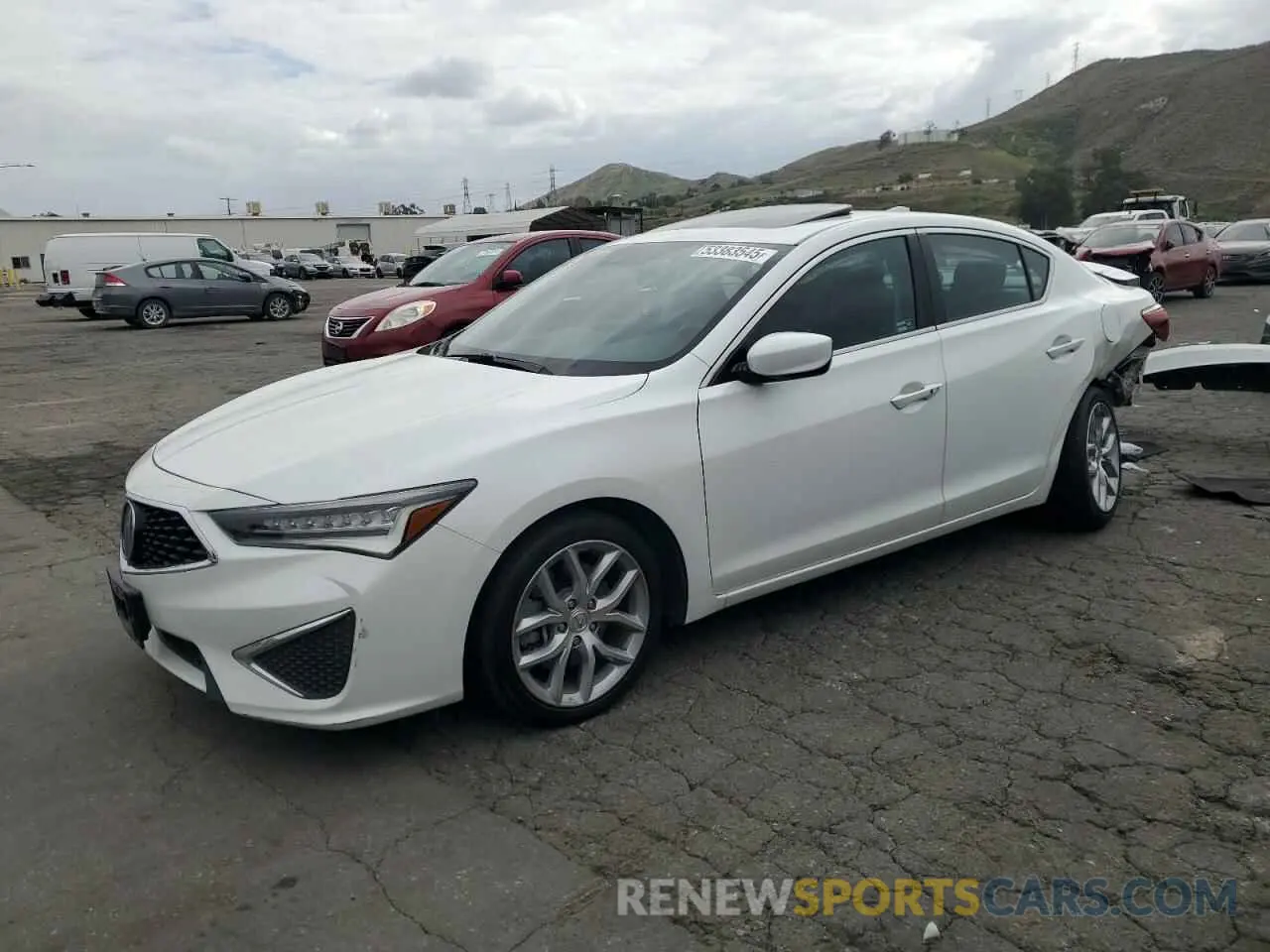 1 Photograph of a damaged car 19UDE2F32LA000937 ACURA ILX 2020