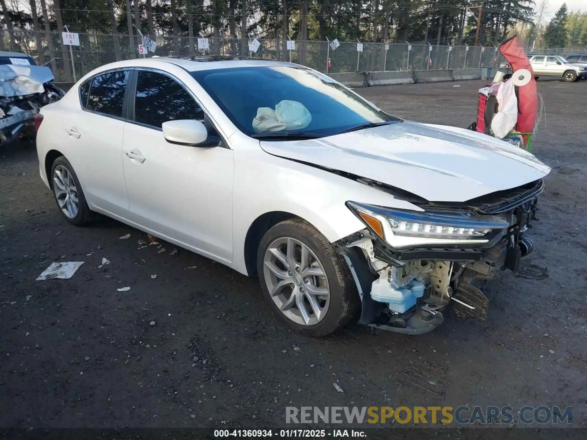 1 Photograph of a damaged car 19UDE2F33LA005418 ACURA ILX 2020