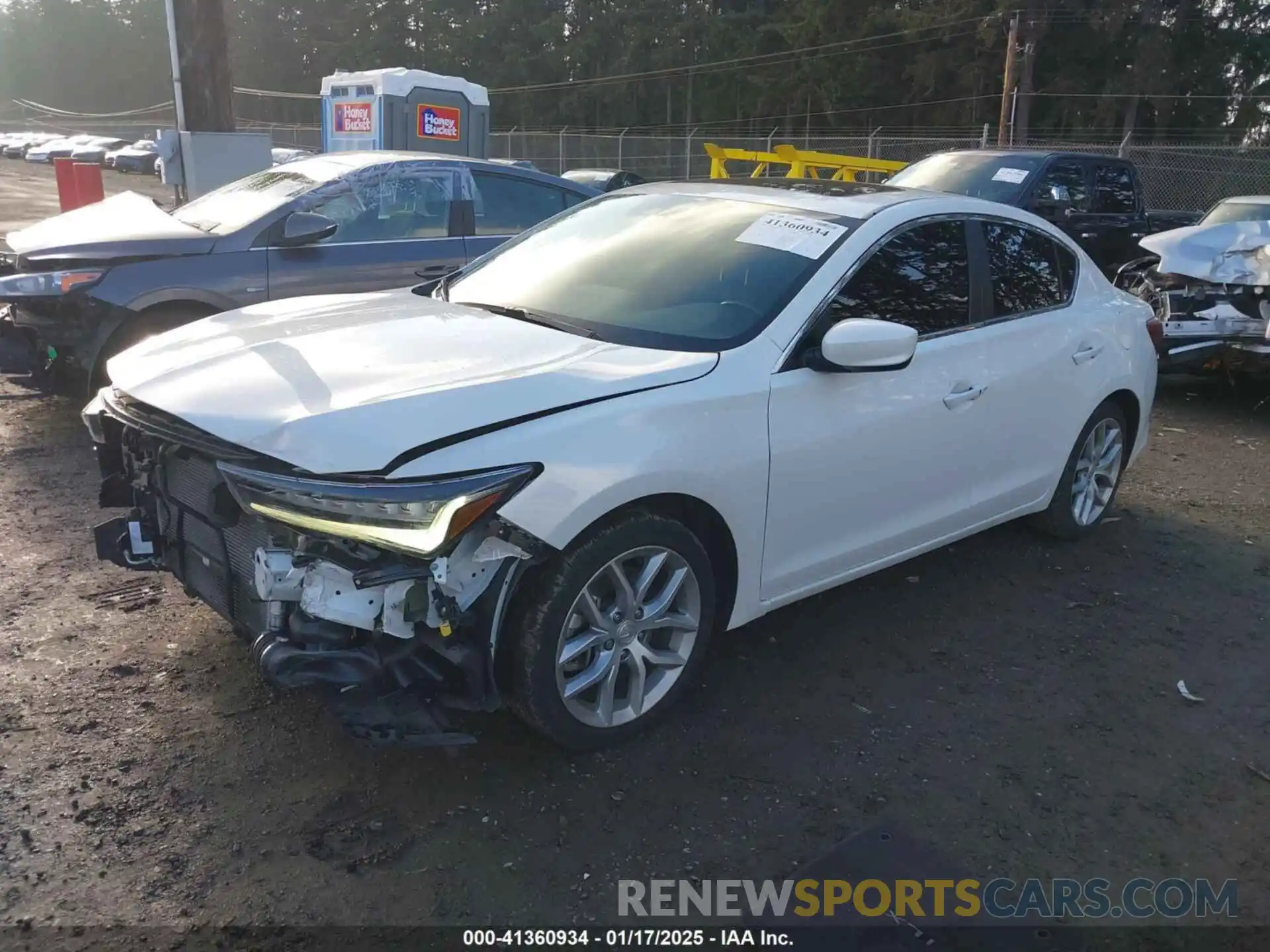 2 Photograph of a damaged car 19UDE2F33LA005418 ACURA ILX 2020