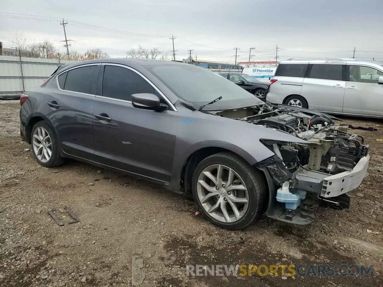 4 Photograph of a damaged car 19UDE2F35LA005453 ACURA ILX 2020
