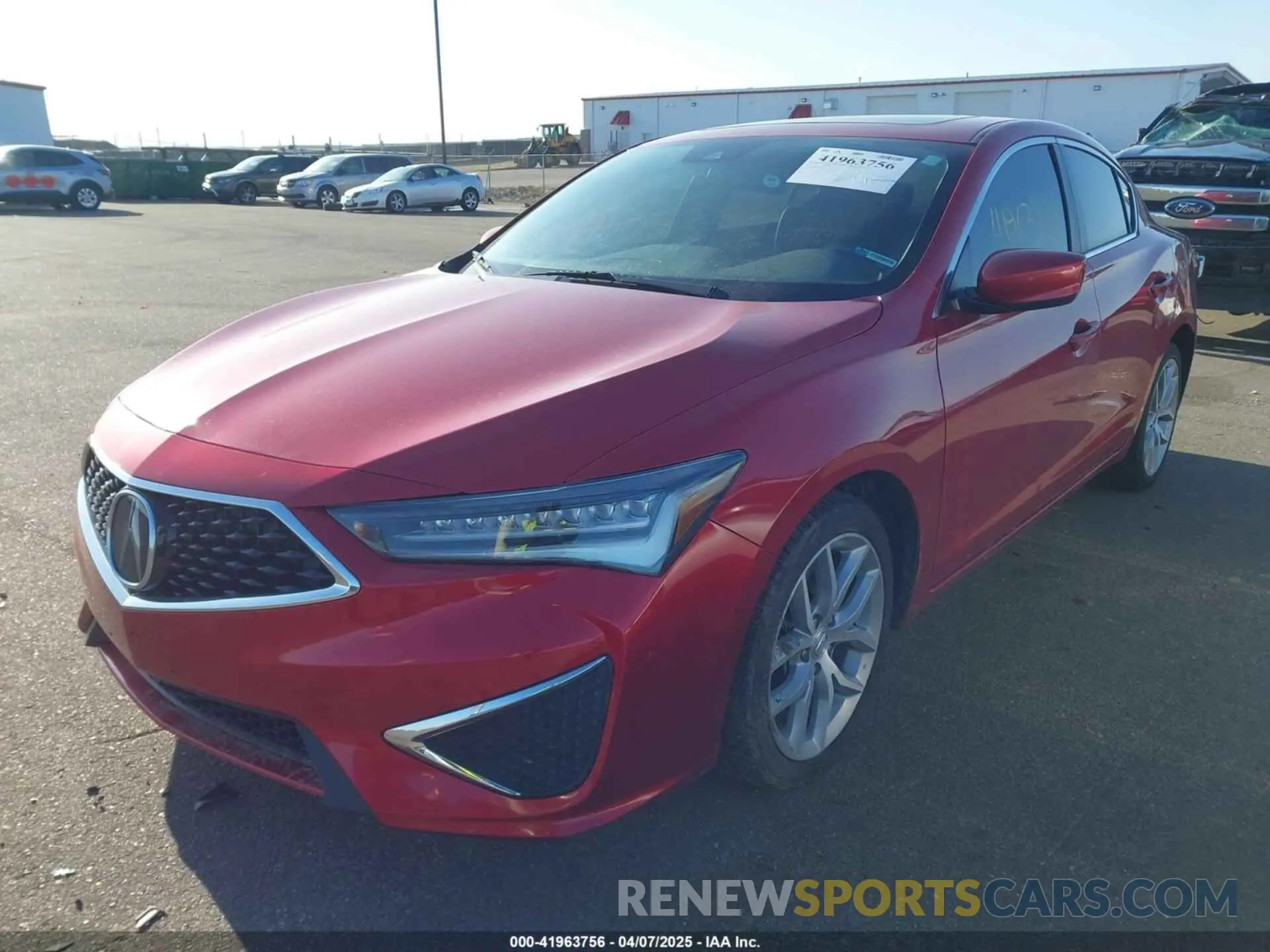 2 Photograph of a damaged car 19UDE2F36LA011987 ACURA ILX 2020