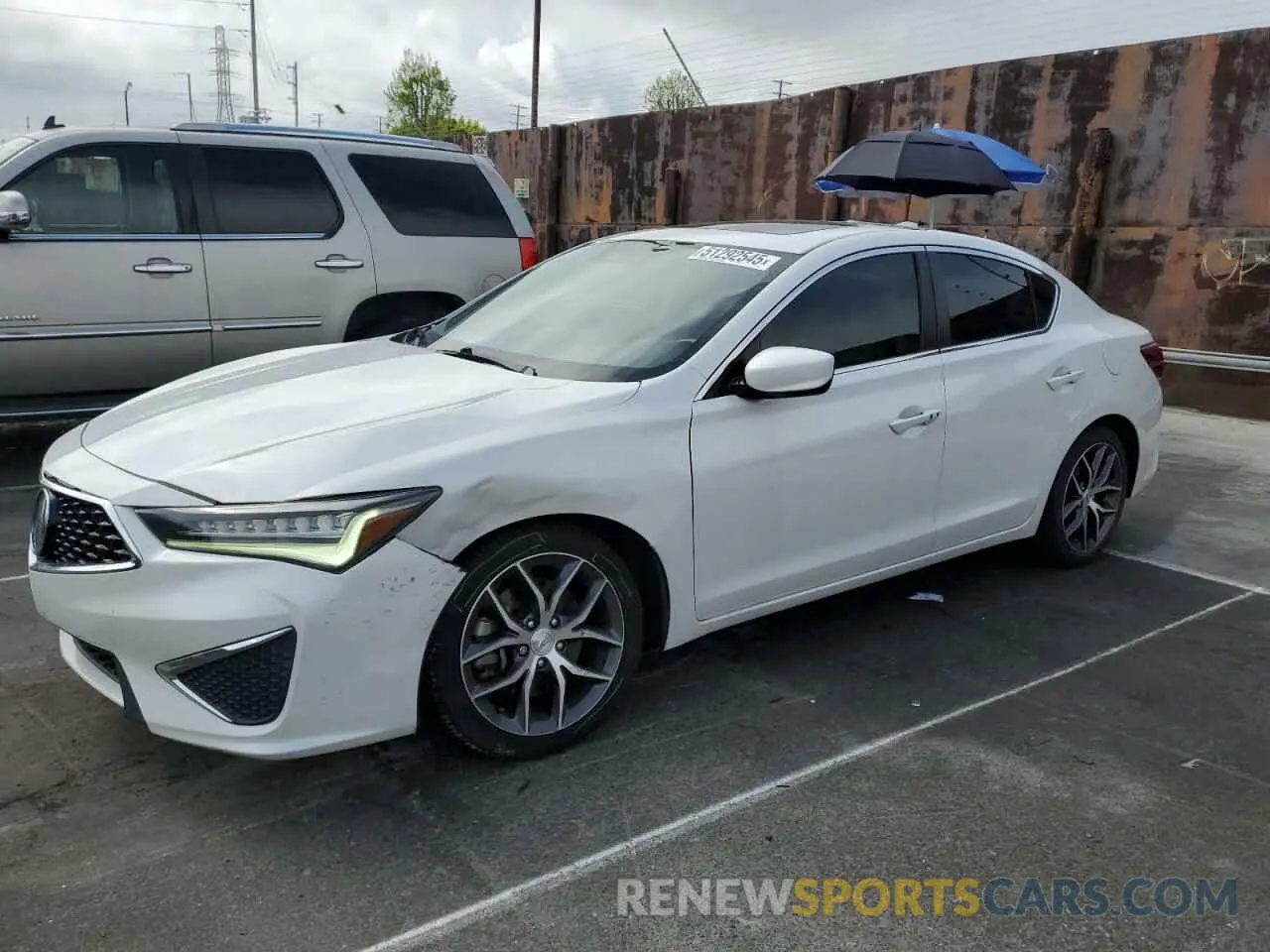 1 Photograph of a damaged car 19UDE2F70LA007405 ACURA ILX 2020
