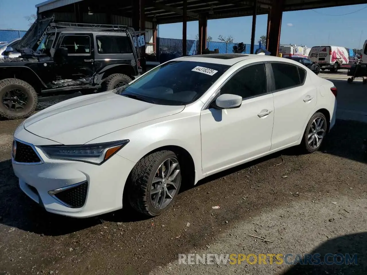 1 Photograph of a damaged car 19UDE2F71LA001063 ACURA ILX 2020