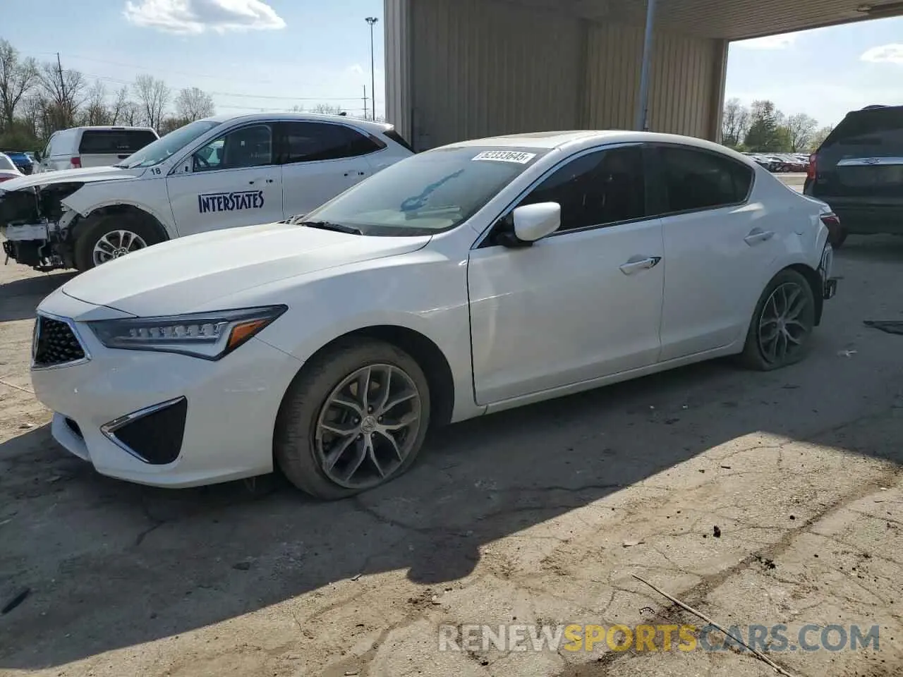1 Photograph of a damaged car 19UDE2F73LA005700 ACURA ILX 2020
