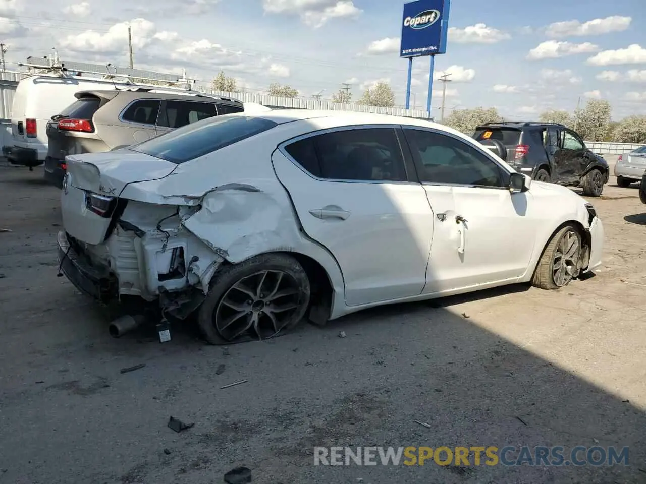 3 Photograph of a damaged car 19UDE2F73LA005700 ACURA ILX 2020