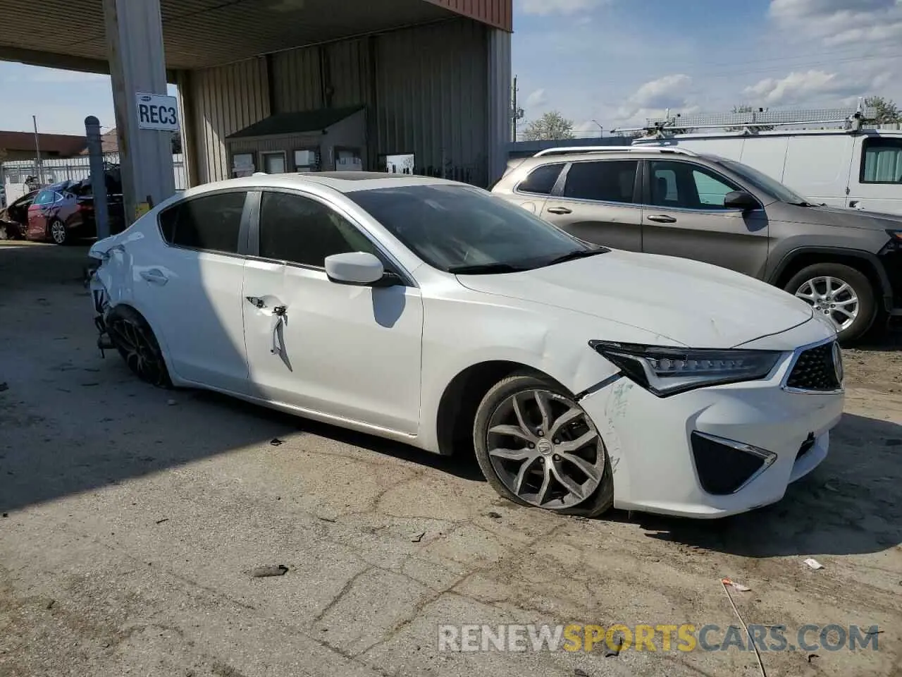 4 Photograph of a damaged car 19UDE2F73LA005700 ACURA ILX 2020