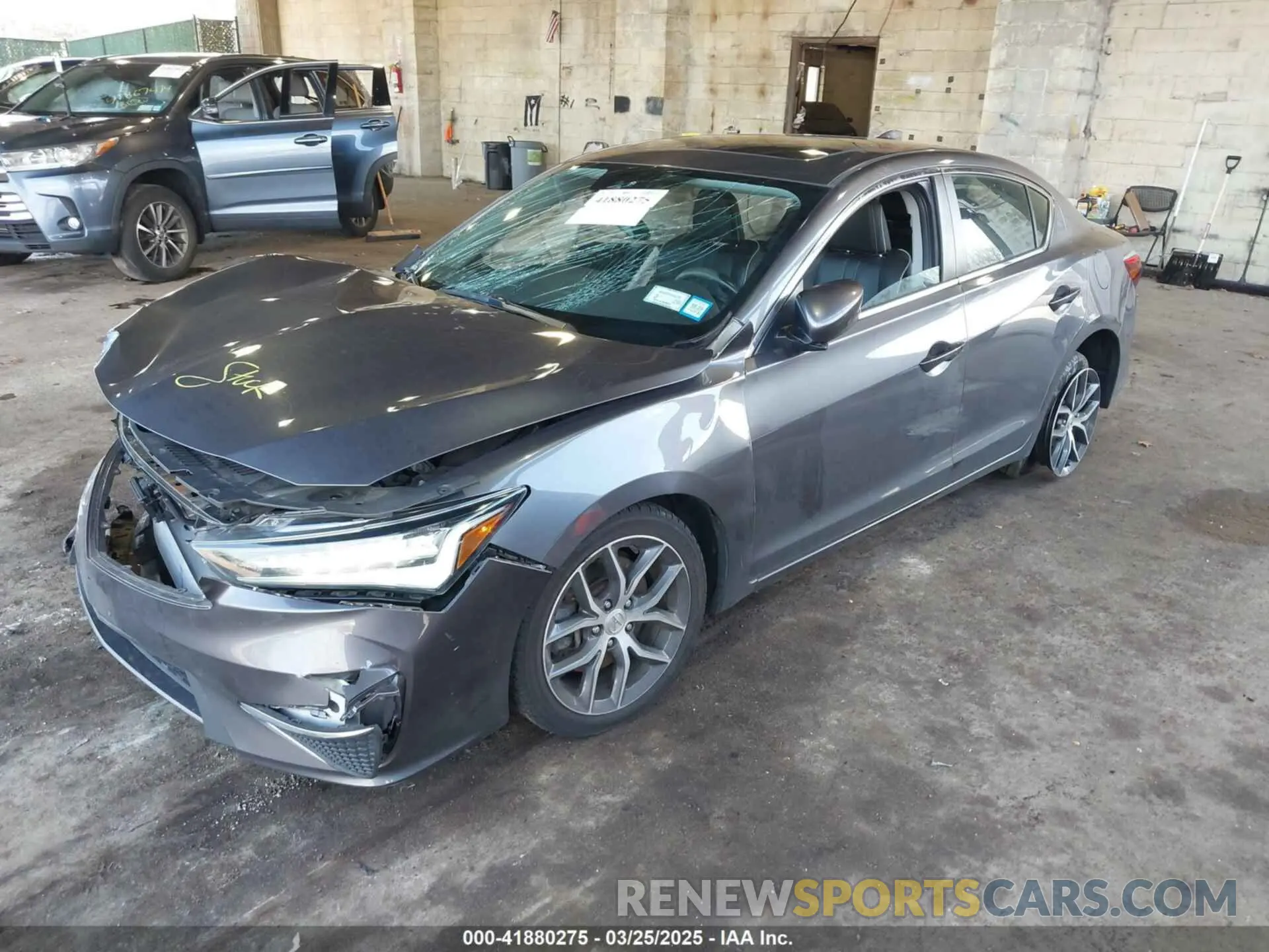 2 Photograph of a damaged car 19UDE2F73LA008757 ACURA ILX 2020