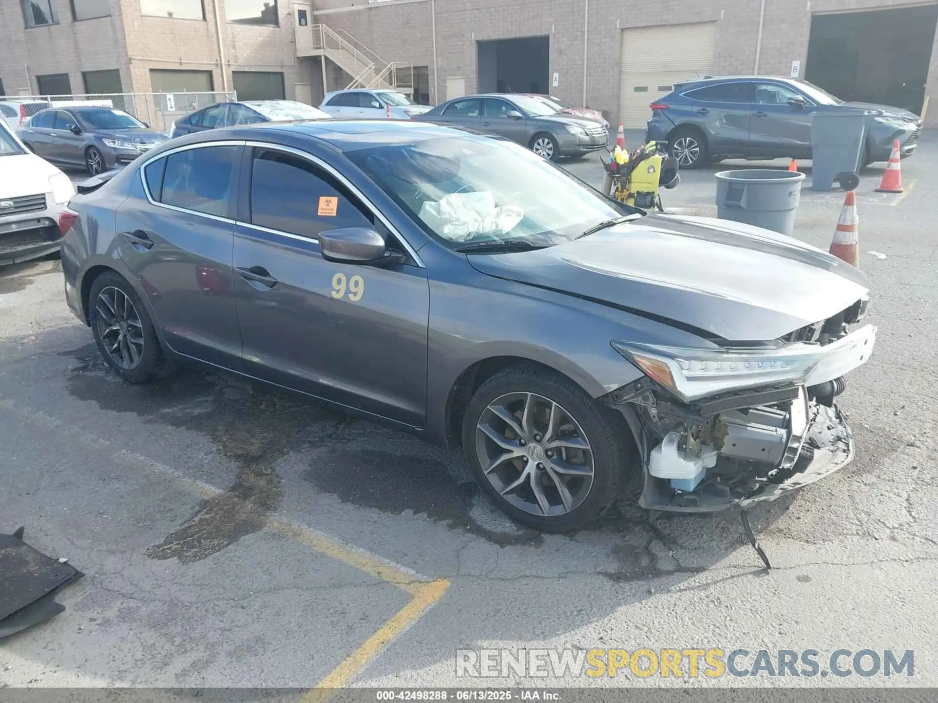 1 Photograph of a damaged car 19UDE2F75LA000143 ACURA ILX 2020