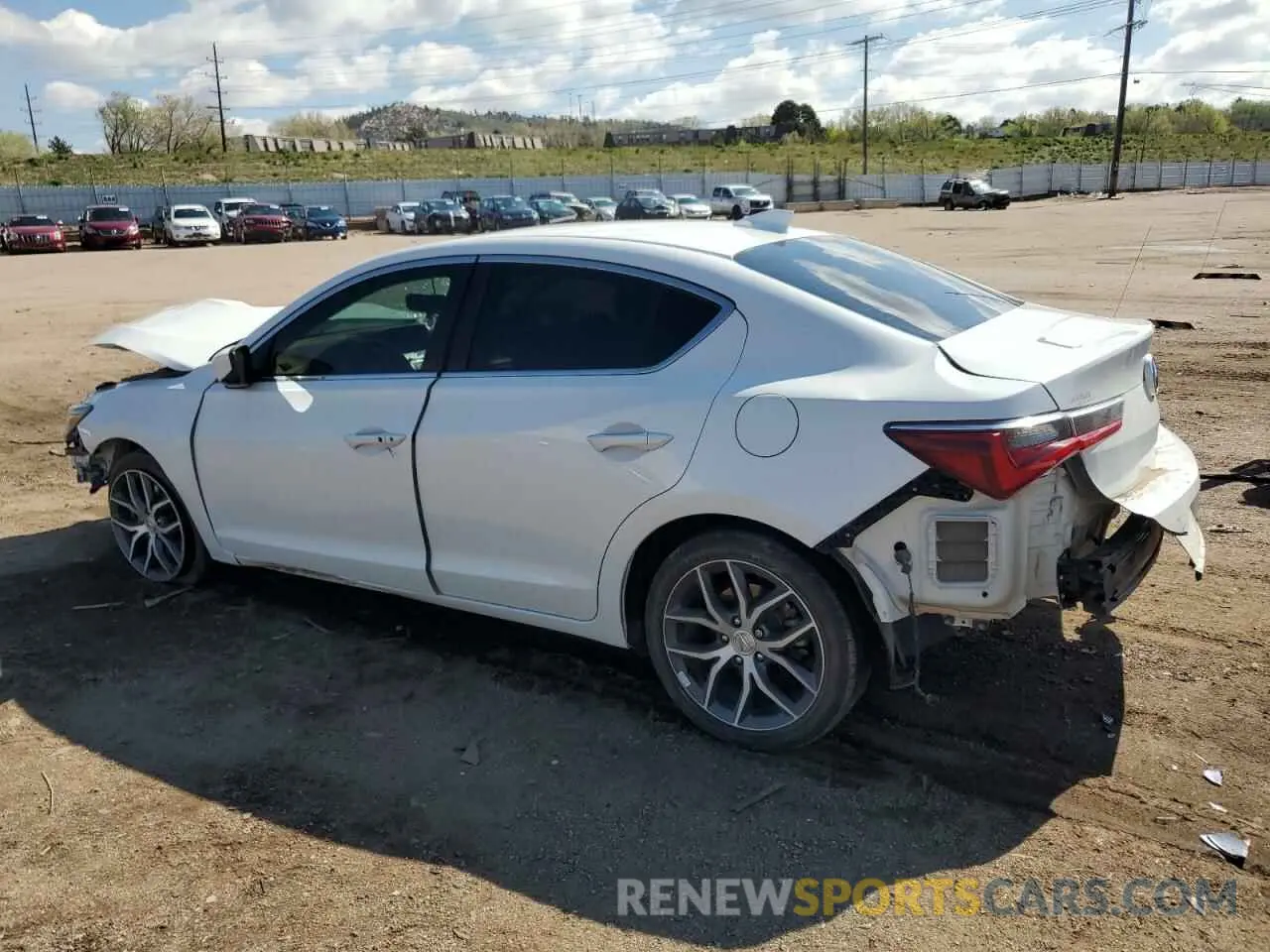 2 Photograph of a damaged car 19UDE2F75LA001051 ACURA ILX 2020
