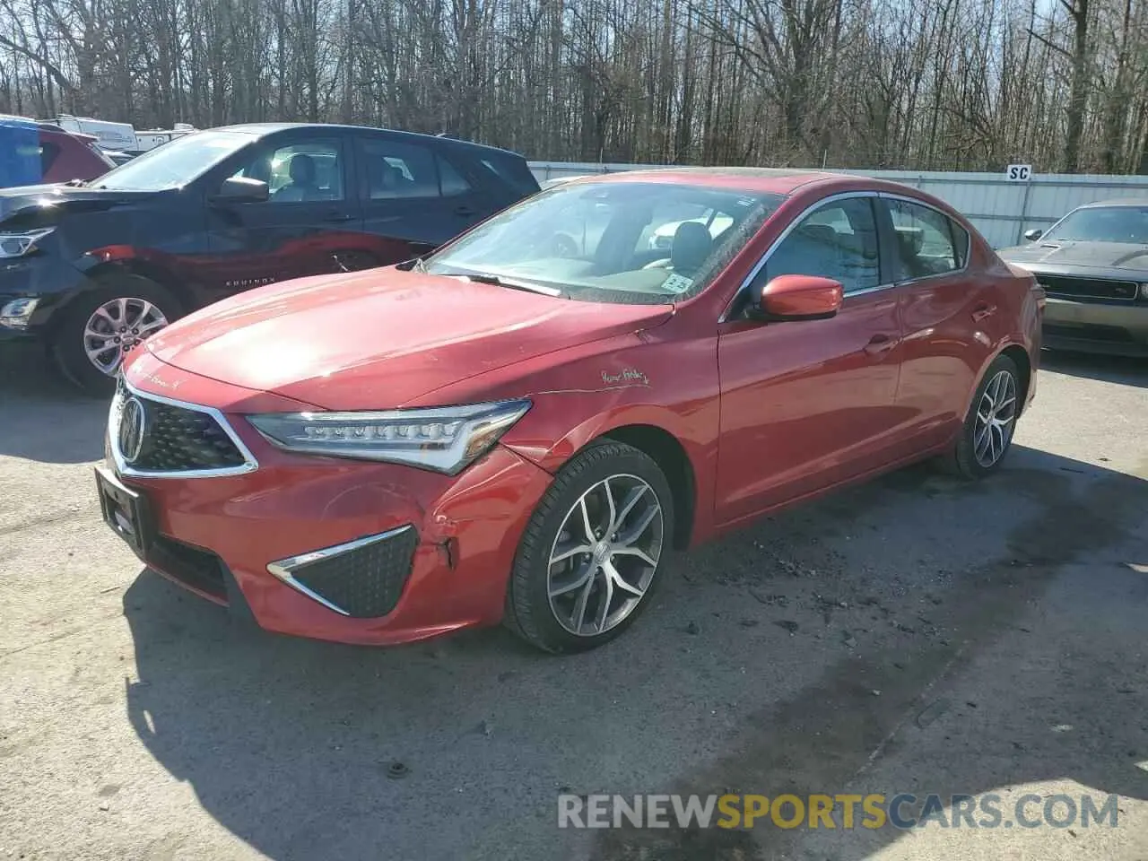 1 Photograph of a damaged car 19UDE2F75LA003947 ACURA ILX 2020