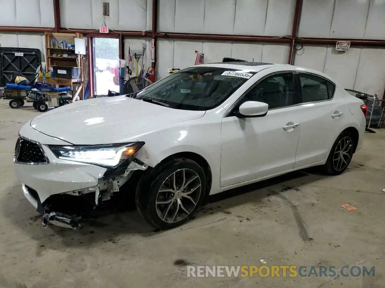 1 Photograph of a damaged car 19UDE2F75LA012972 ACURA ILX 2020