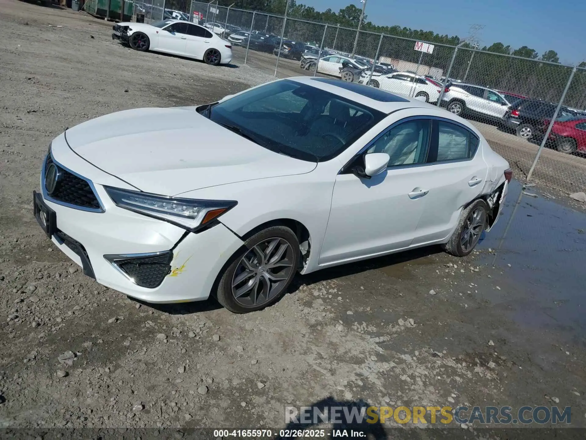 2 Photograph of a damaged car 19UDE2F76LA010213 ACURA ILX 2020