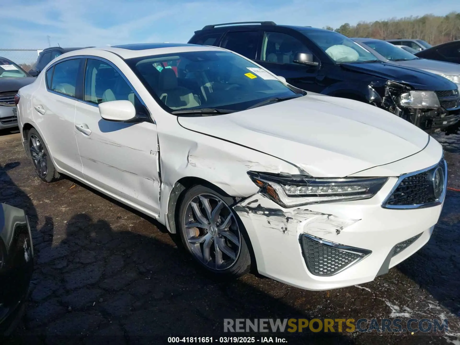 1 Photograph of a damaged car 19UDE2F77LA012987 ACURA ILX 2020