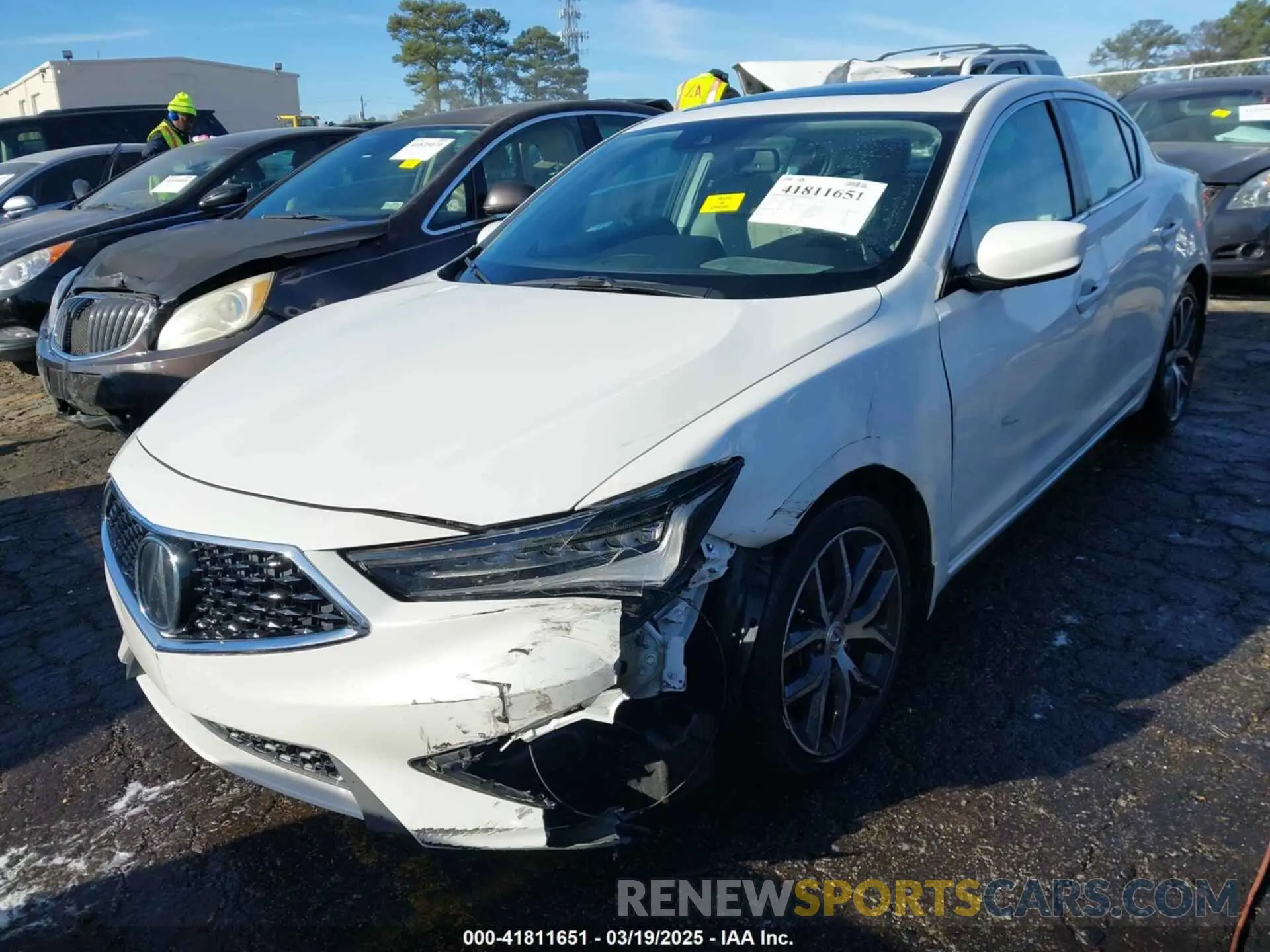 2 Photograph of a damaged car 19UDE2F77LA012987 ACURA ILX 2020