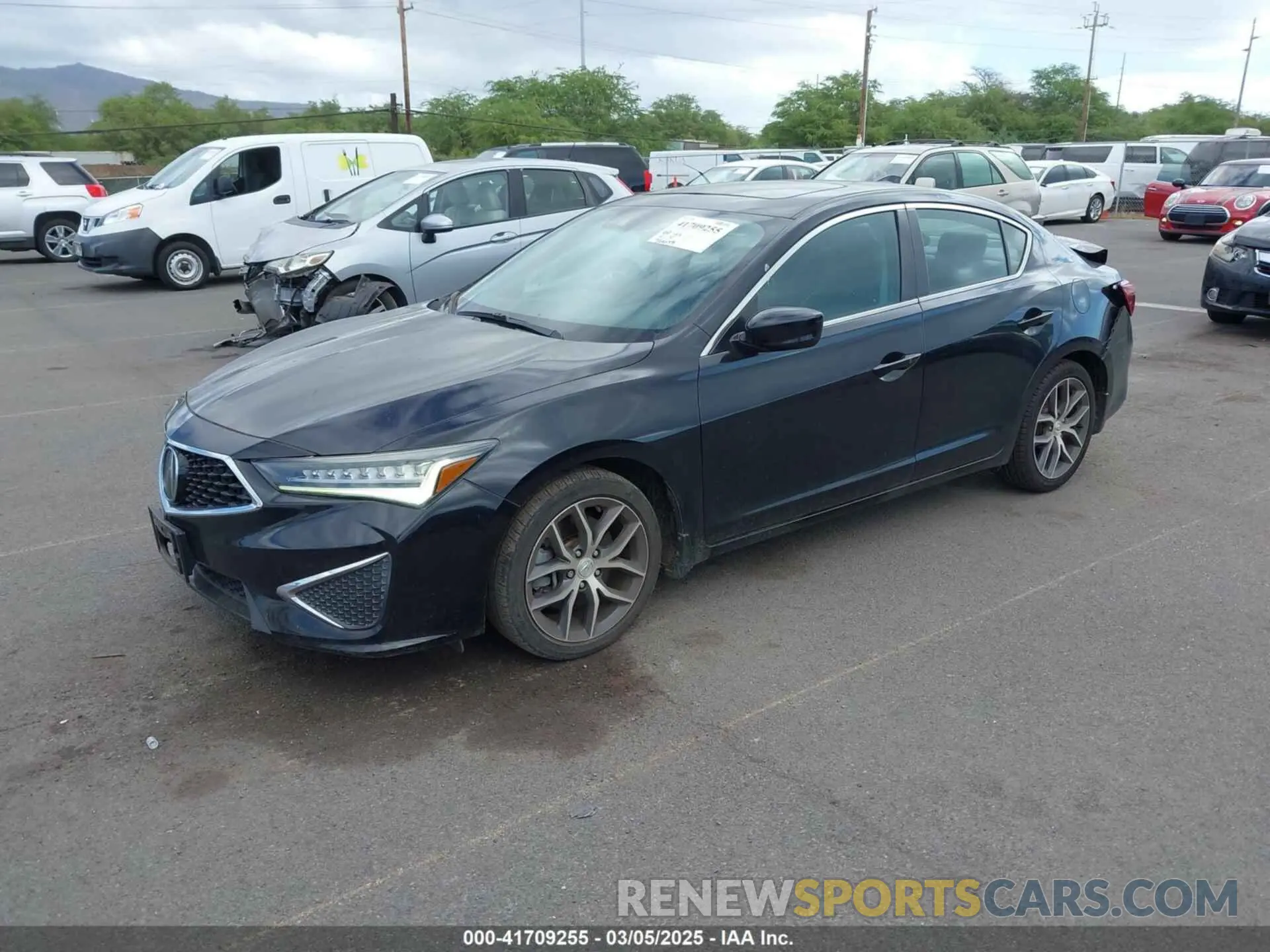 2 Photograph of a damaged car 19UDE2F78LA007717 ACURA ILX 2020