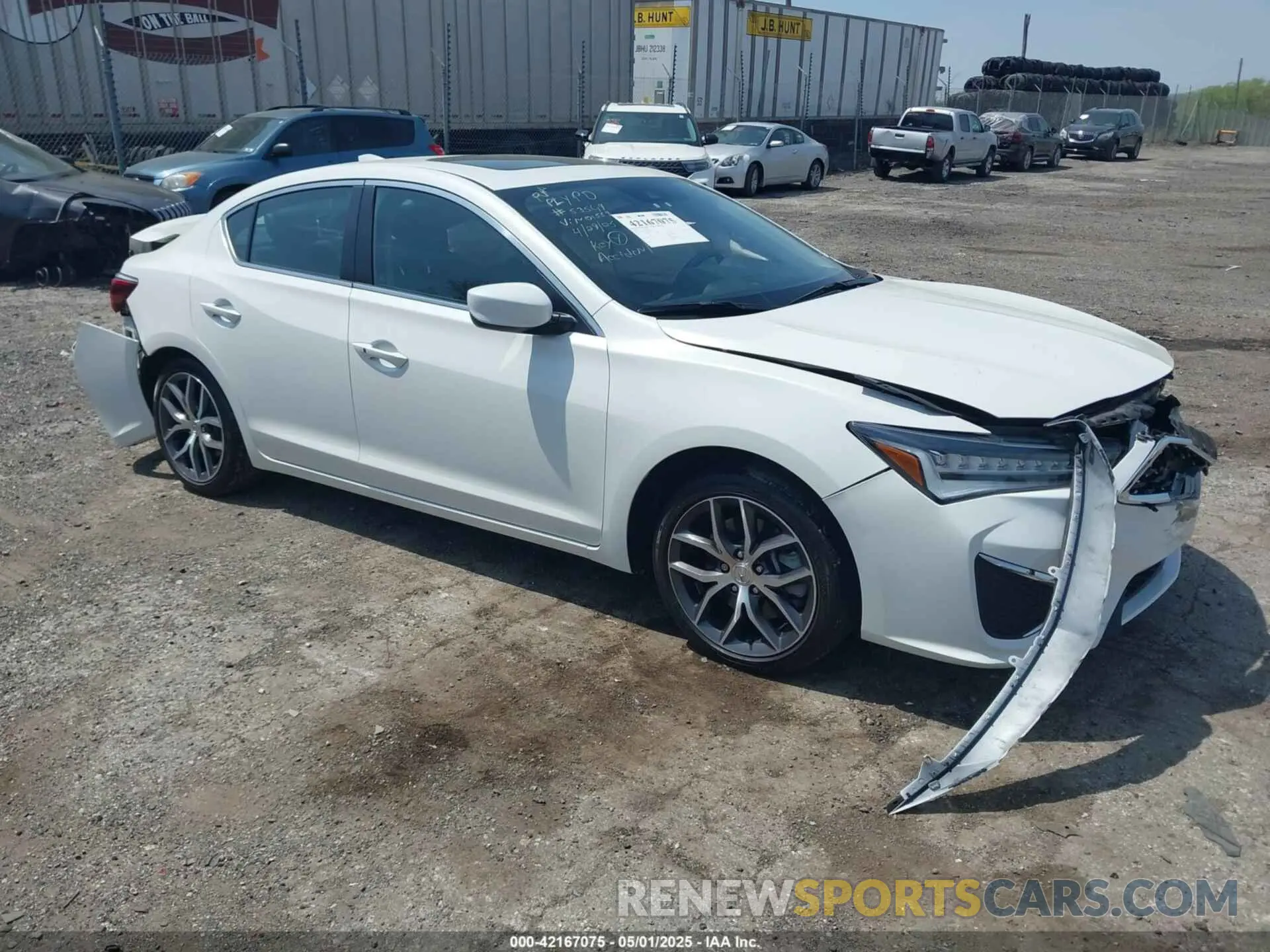 1 Photograph of a damaged car 19UDE2F79LA001599 ACURA ILX 2020