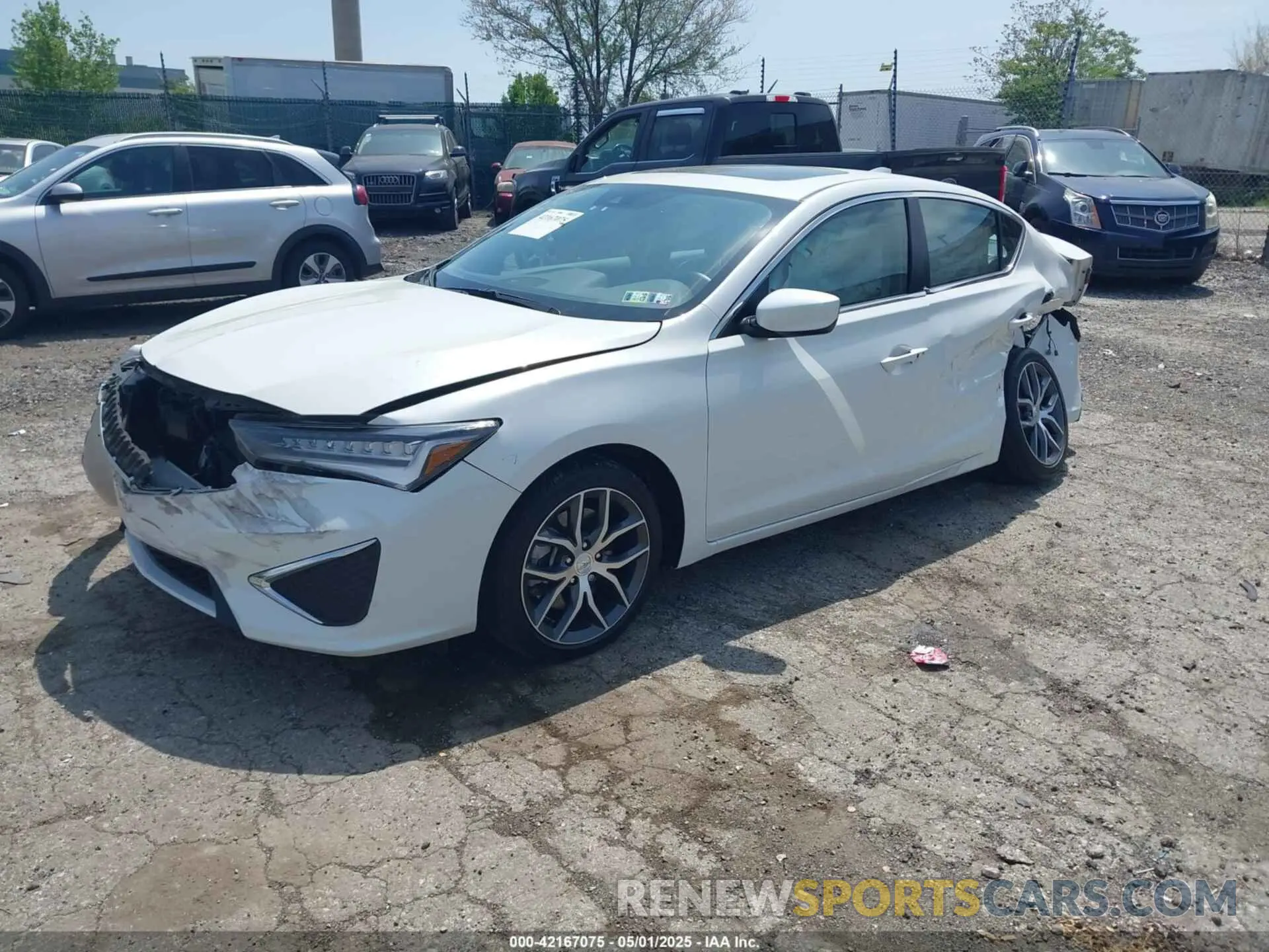 2 Photograph of a damaged car 19UDE2F79LA001599 ACURA ILX 2020