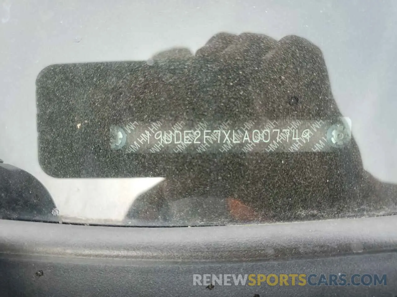 12 Photograph of a damaged car 19UDE2F7XLA007749 ACURA ILX 2020