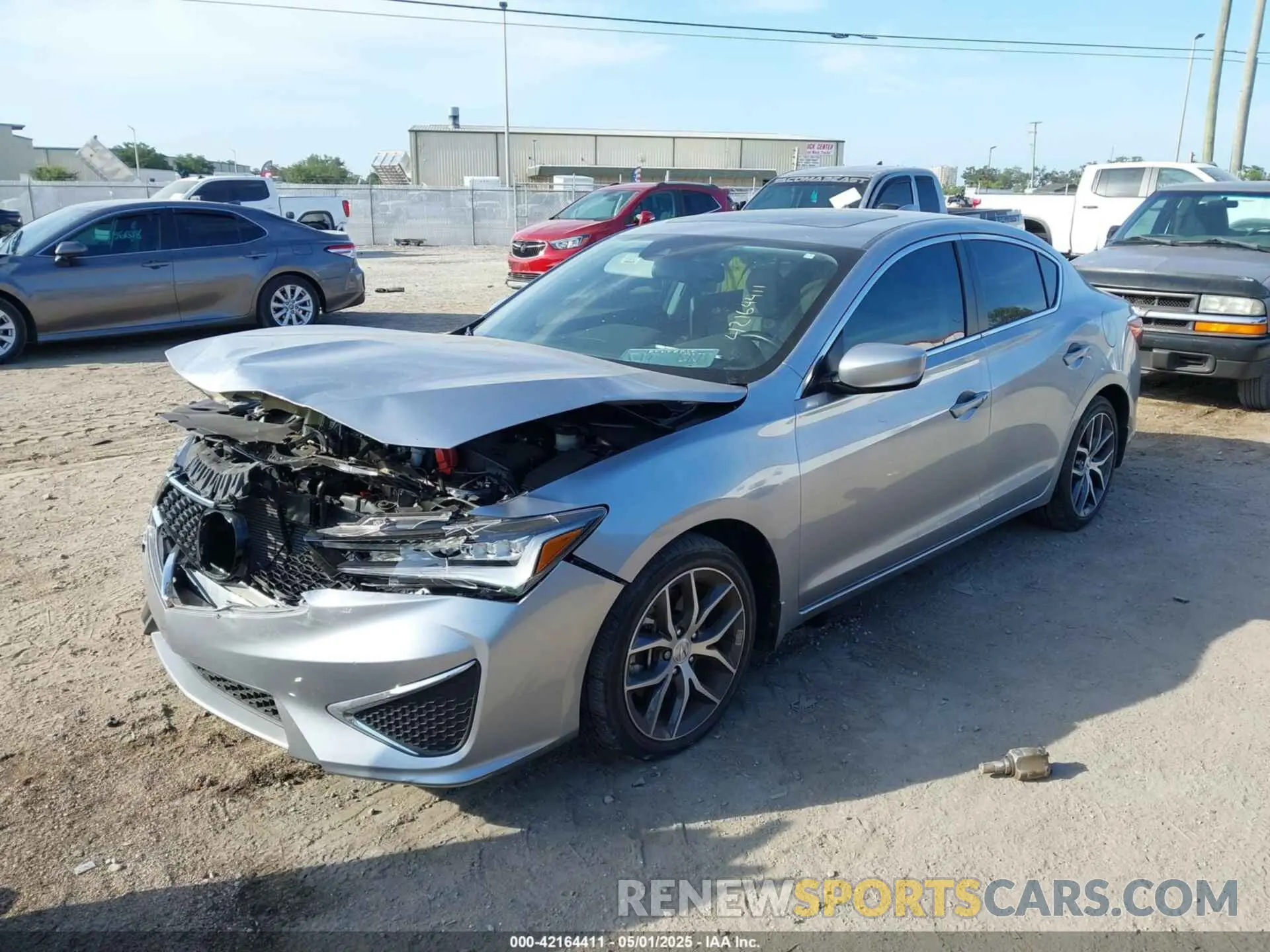2 Photograph of a damaged car 19UDE2F7XLA010943 ACURA ILX 2020