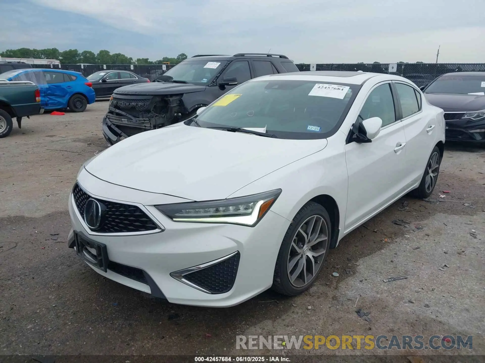 2 Photograph of a damaged car 19UDE2F7XLA012885 ACURA ILX 2020