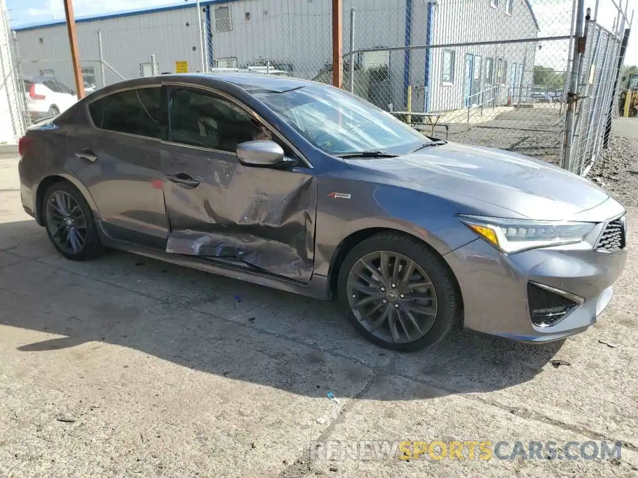 4 Photograph of a damaged car 19UDE2F80LA003704 ACURA ILX 2020